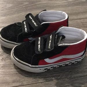 Vans checkered high tops